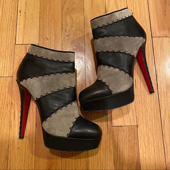 CHRISTIAN LOUBOUTIN PLATFORM BOOTIES - Picture 10 of 10